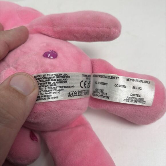 Care Bears 9” CHEER BEAR Rainbow Belly Pink Stuffed Animal Plush 2021 - Picture 5 of 7